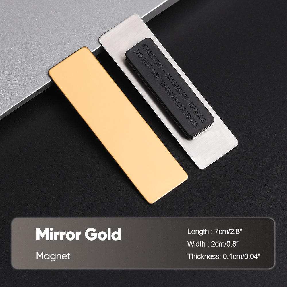 item picture 70x20mm free custom logo metal name plate custom engraved in black with your text brand logo   position badge needle tag