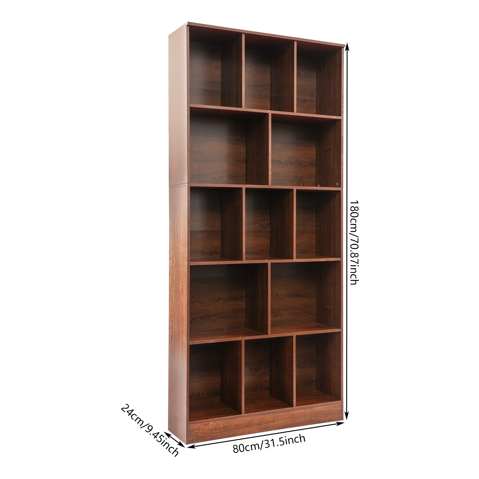 Five-level Cube Bookcase With Shelves, File Cabinet, And Storage Options For Organizing Books In The Bedroom, Living Room, Office, Or Library