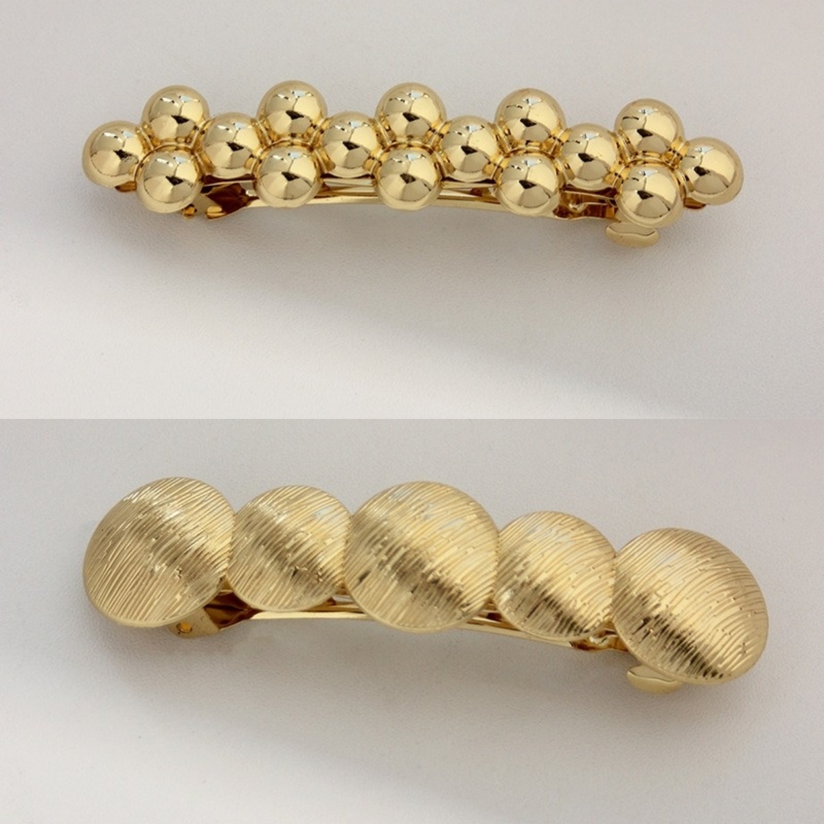 TEMU 2pcs Set Elegant Vintage Round Spring Clip Hair Accessories For Women, Fashionable And Versatile Side Bangs And Hair Clips, Hairpins, And
