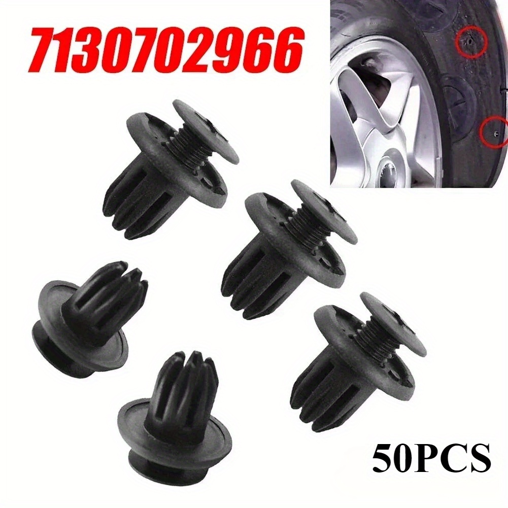 TEMU 50 pezzi di clip di fissaggio per rivestimento archi ruota interno progettate per modelli BMW R50, R52 e R56, adatte per la retenzione dello