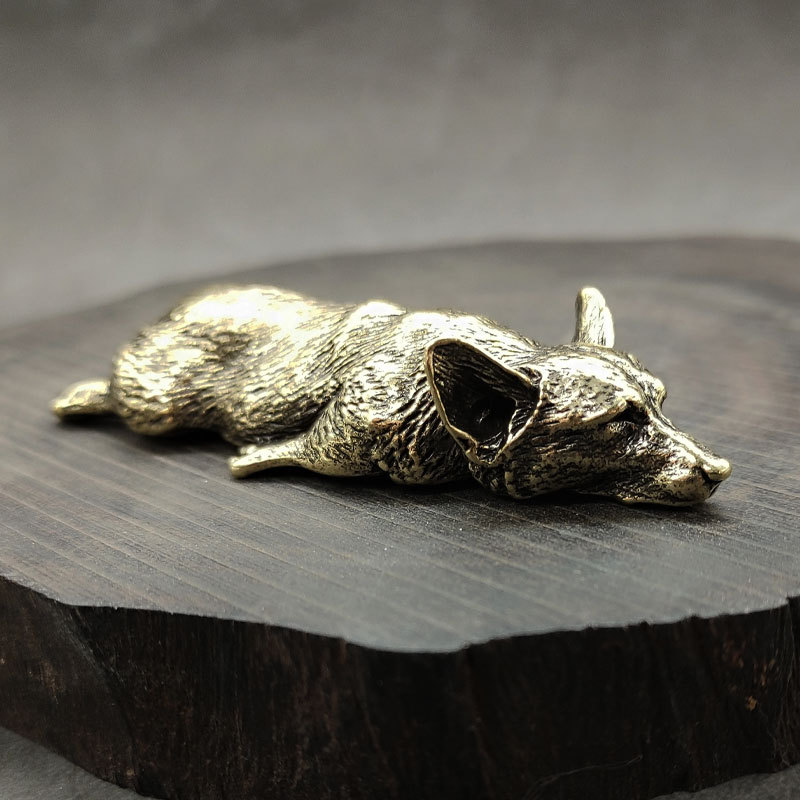 TEMU 2 Collectible Figurines Of Solid Brass, A Decor Piece For
