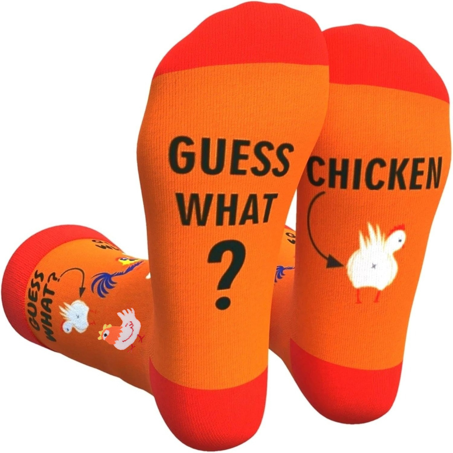 TEMU 1 Pair Socks, Funnsy Gag Gifts - Mens Funny Socks, Duck Chicken Donkey Gag Socks For Men, Women, Christmas Gifts, Stocking Stuffers
