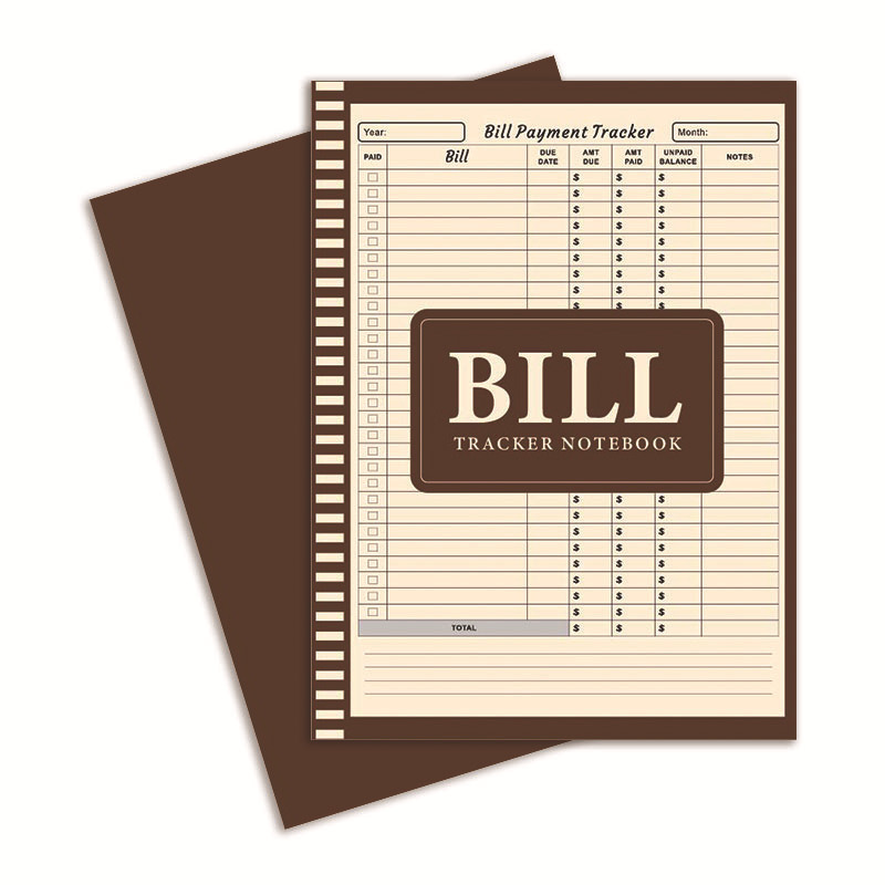 

1pc Smart Bill Payment Notebook - Monthly Budget Organizer For Adults, Planner With Checklist And Space For Notes