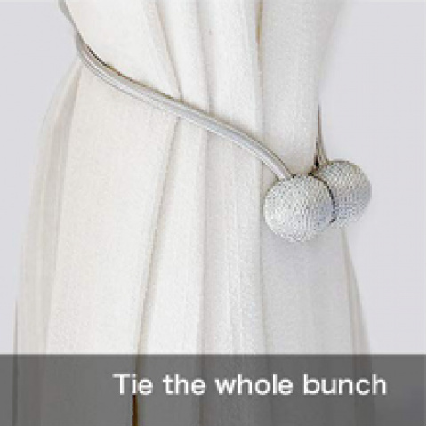 Set of 4 Elegant And Modern Magnetic Curtain Tiebacks, Perfect for Holding Curtains in Place. Ideal for Enhancing The Decor of Offices, Bedrooms, And Living Rooms