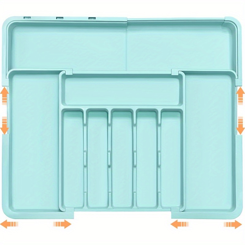 Silverware Drawer Organizer, Expandable Utensil Tray For Kitchen, BPA