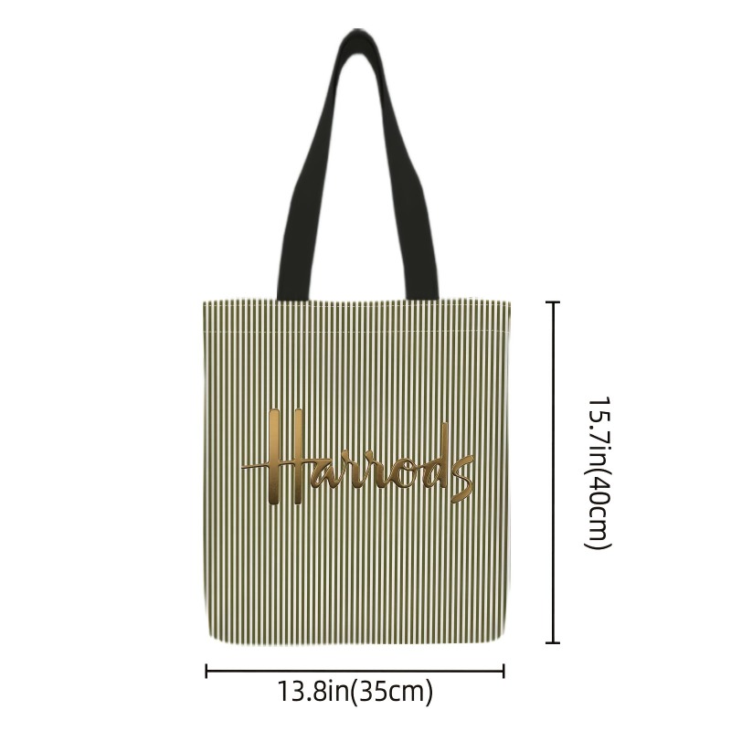 TEMU 1pc Durable Tote Bag Handbag Shoulder Bag Luxury Unopened Tote Bag - High-quality, Durable, And Reusable Shopping Bag With A Interior, Washable