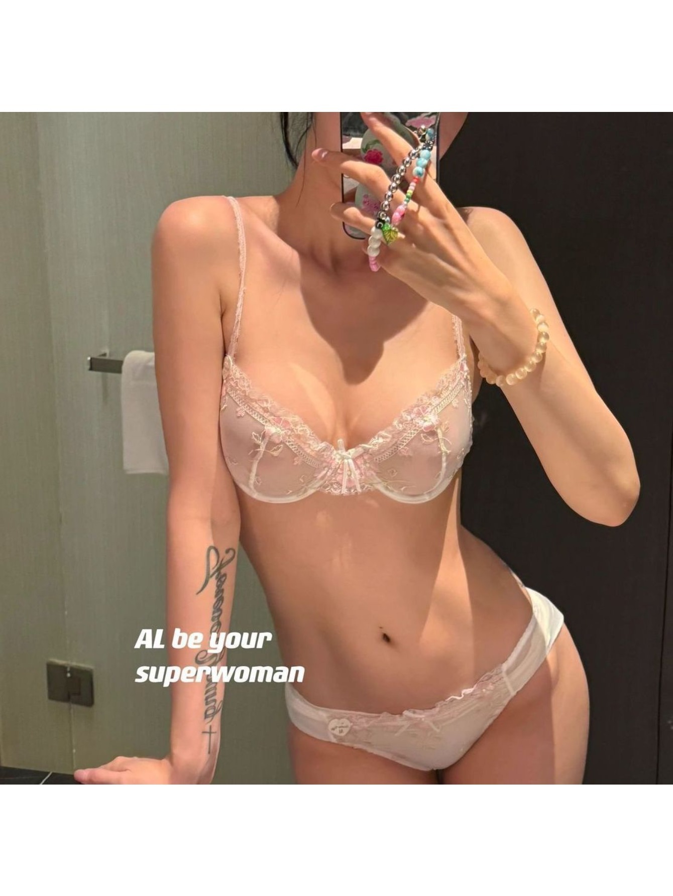 A Seductive And Elegant Lace Lingerie Set Featuring a Padded Bra Designed to Accentuate Smaller Busts Without The Necessity of a Cup - Image 6