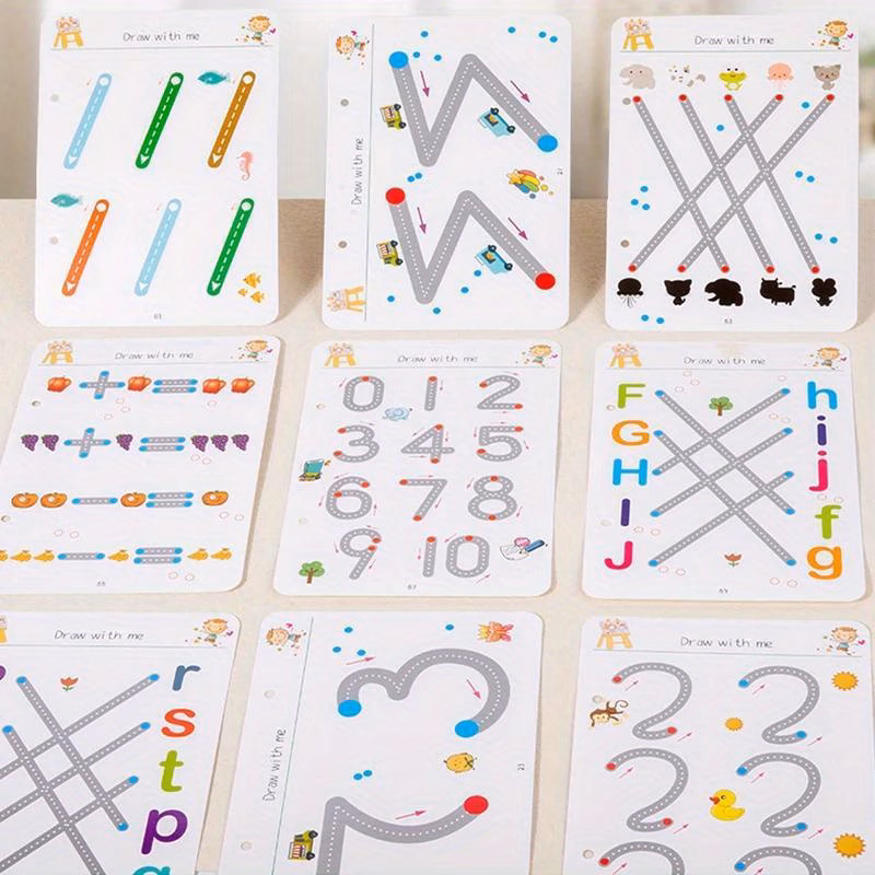 pre school exercise book for children fun tracing and writing activities for learning and practising ready for pre school magic exercise text set 96 reusable pages Product details 6
