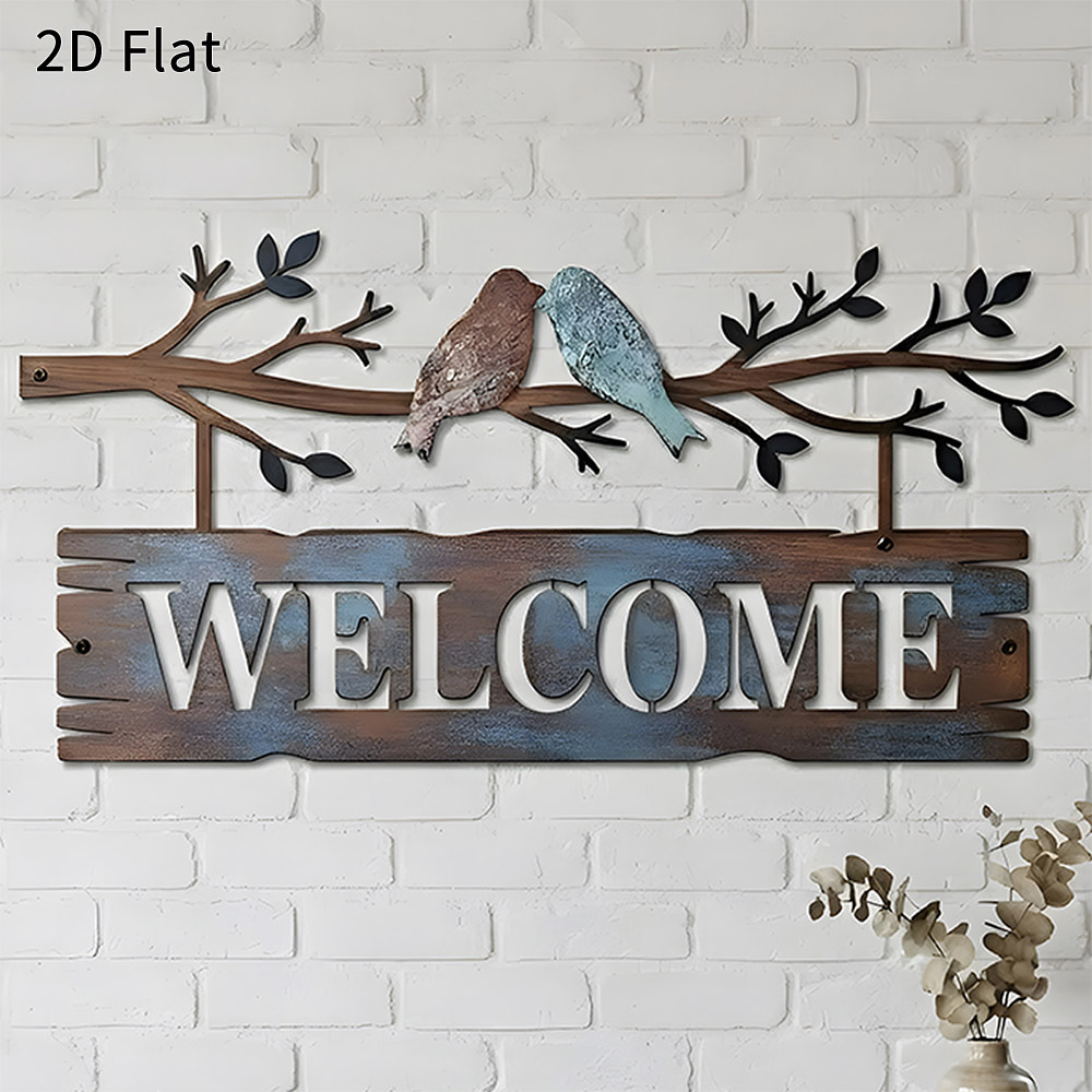 welcome signs sold on Temu United States