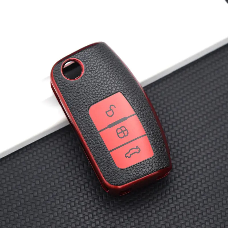 TEMU Car Key Shell Cover Protector For Ford Focus Galaxy