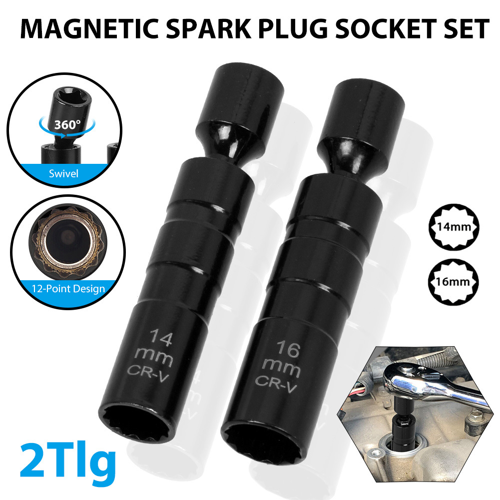 Image of Car Tools - Universal Joint Spark Plug Socket
