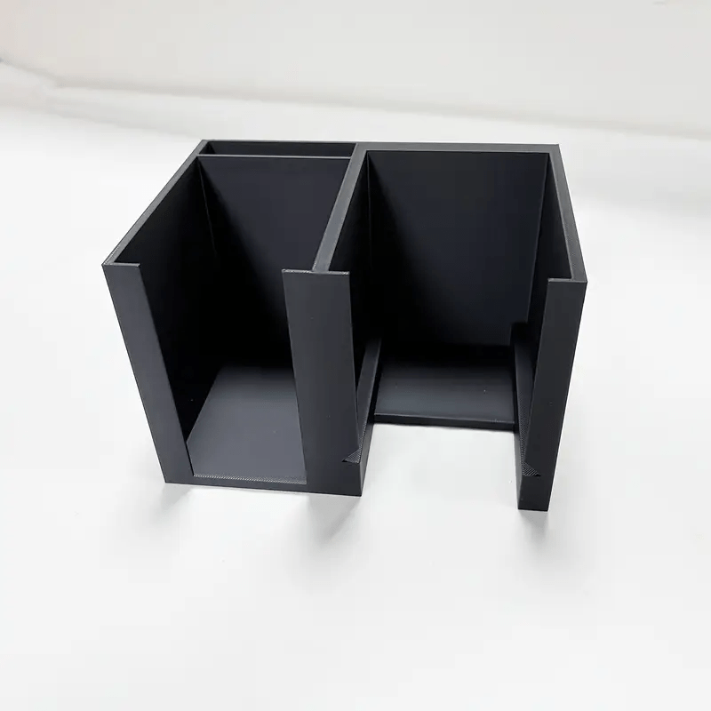 TEMU A 3d-printed Card And Pen Holder Dispenser With A Pen And Penny Sleeve Card Storage Box, Integrating Stationery, Card, And Coin Sleeve Storage.