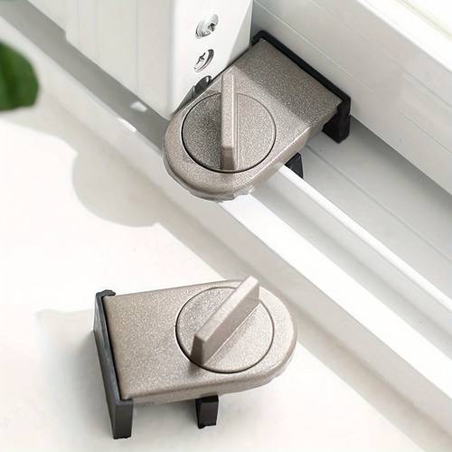 2 sliding door and window lock anti anti theft anti fall safety lock no battery required