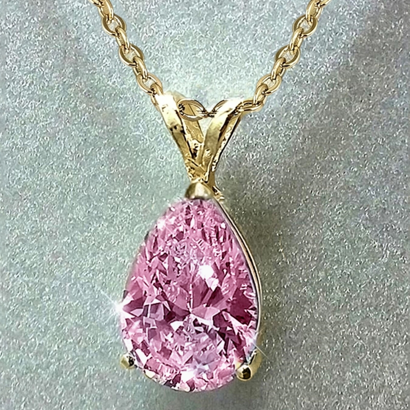 TEMU Collier pendentif en synthétique brillante multicolore, collier élégant de pour femme, pour , les banquets, , collier pour femme, bijou, cadeau