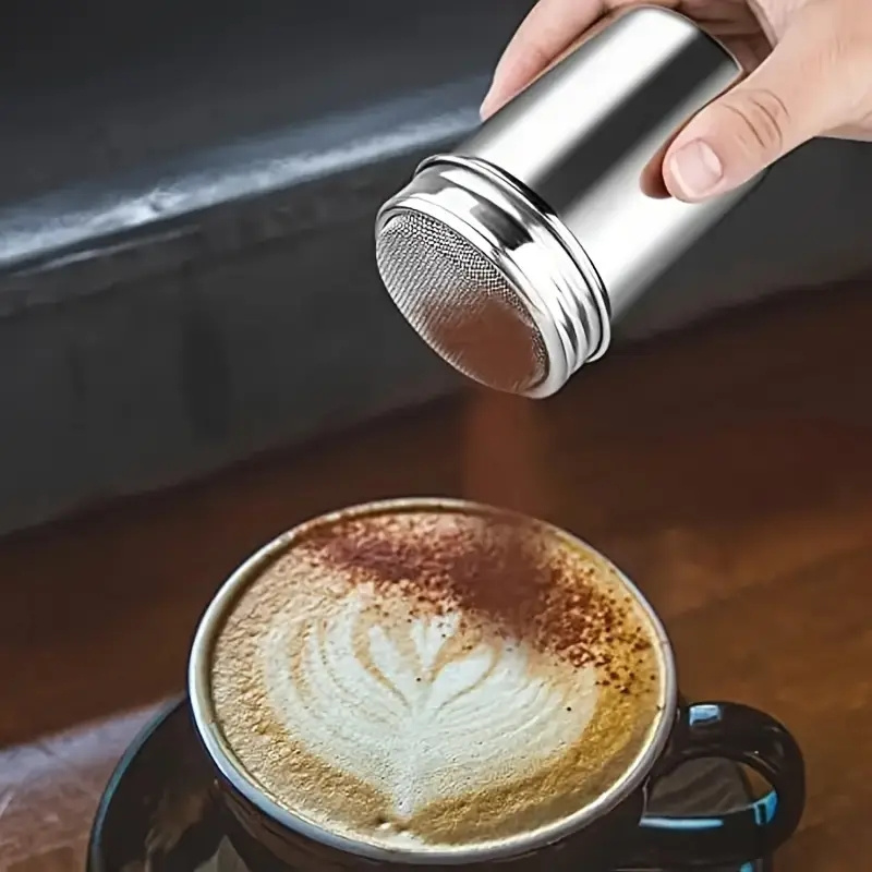 Stainless Steel Fine Mesh Powder Sugar Shaker Duster