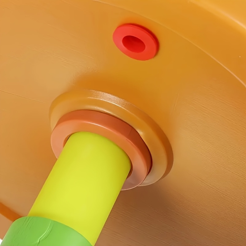 Adjustable Colorful Weight Barbell - Multi-Color ABS Weight Bar with Adjustable Plates, Ideal for Home Gym and Exercise, Exercise Equipment|Adjustable Weight Bar|Durable Construction, Weightlifting Barbell