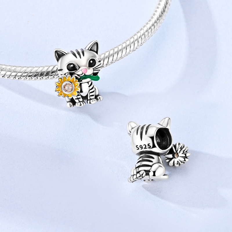 Elegant S925 Silver Beads Charms for Women's DIY Jewellery Making
