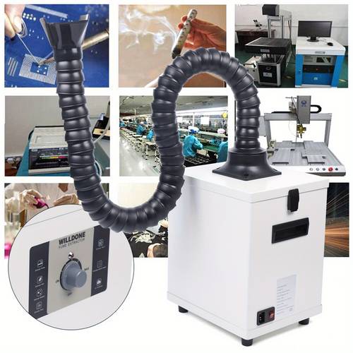 150w fume extractor with 3 filter purifier for laser cutting engraving