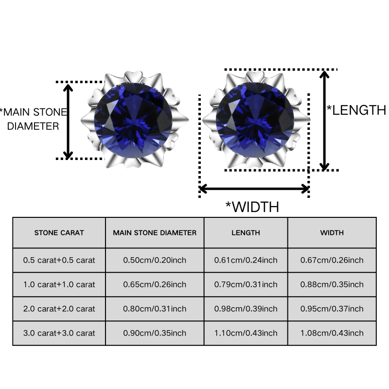 Elegant Snowflake Shaped Blue Artificial Gemstones Earrings