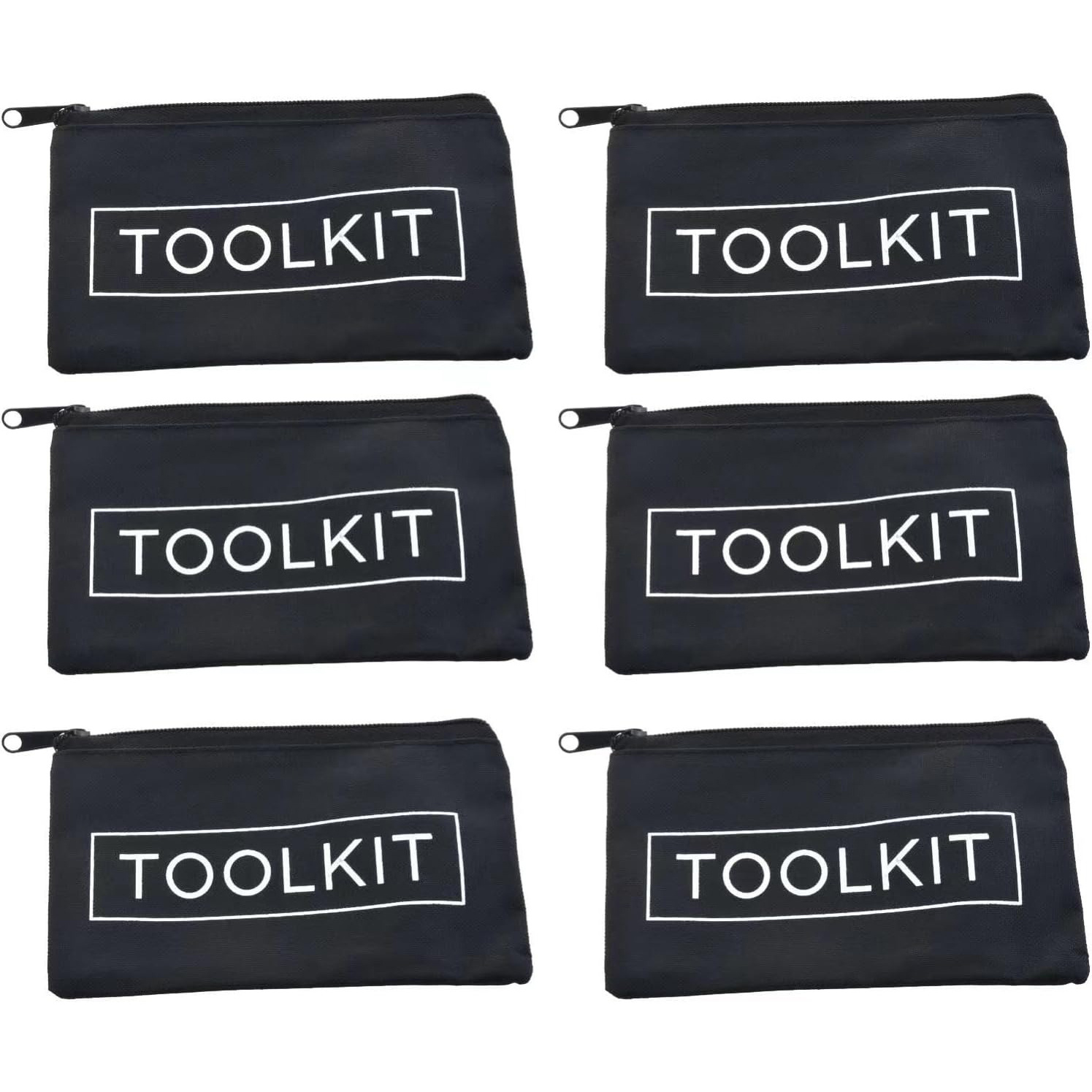 E-shop 6er-Set Werkzeugtaschen mit Reißverschluss – Oxford-Stoff Werkzeugtasche – Werkzeugsets für Heimwerker