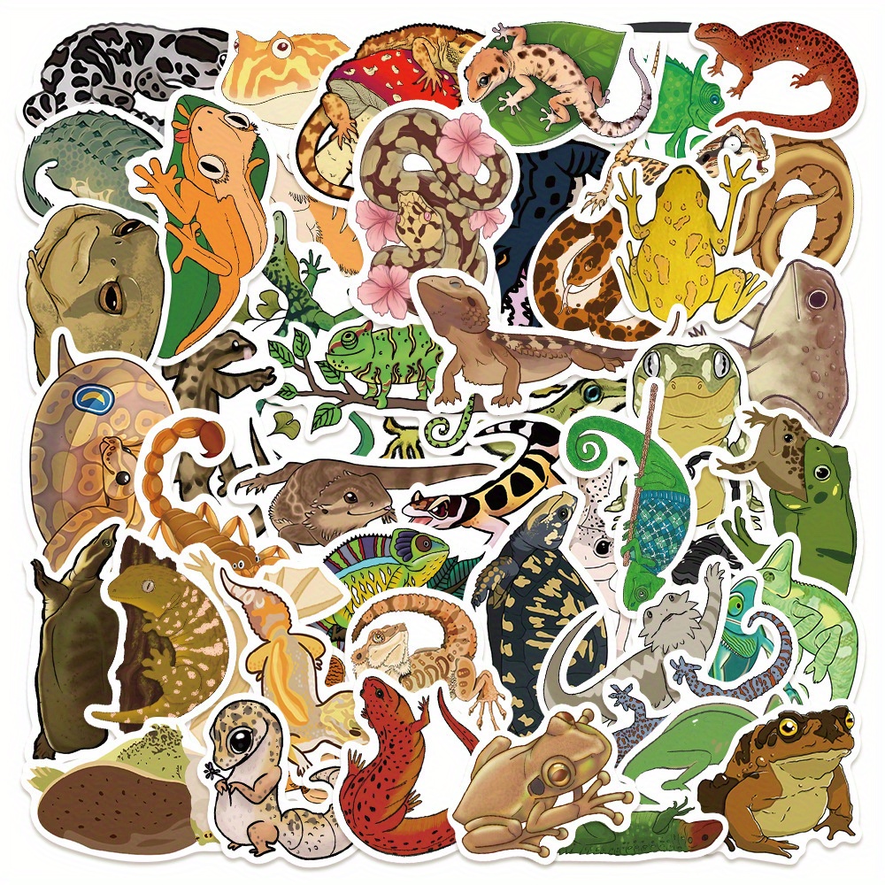 Image of 50pcs Fun Graffiti Stickers Decoration Luggage Guitar Car Skateboard Notepad