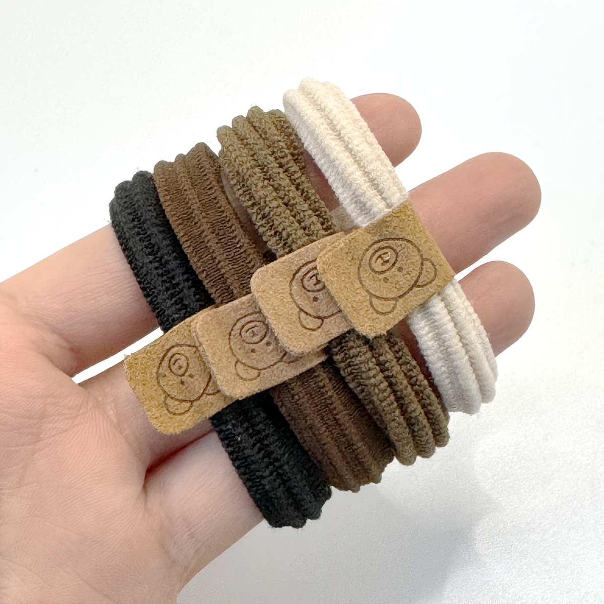 Cute Bear Hair Ties Set, Available in Multiple Quantities