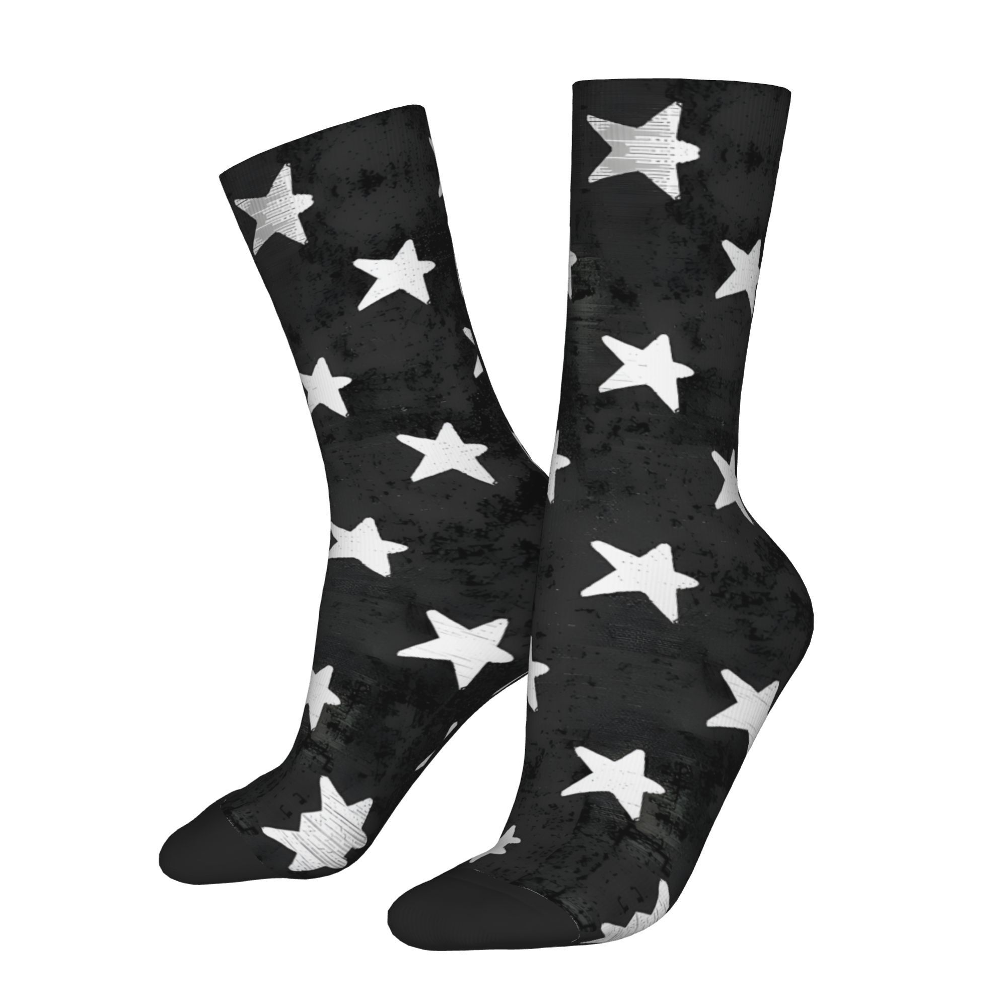 

Men's Novelty Hip Hop Crew Socks - Seamless, -, Fun Printed Design - Perfect Gift Idea