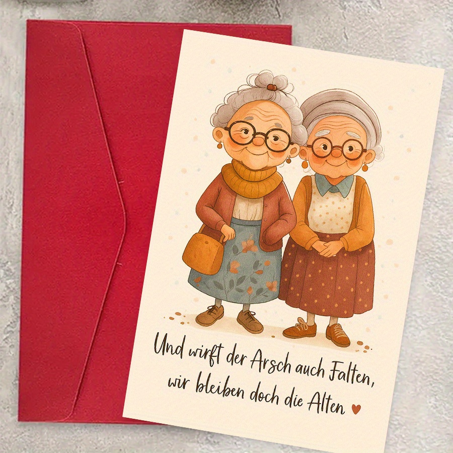Image of 1pcfunny Forever Card For Women Elderly Friendship Birthday Gift For Grandma Sister Mom Keepsake For Of Your Special (with Envelope + Greeting Card)