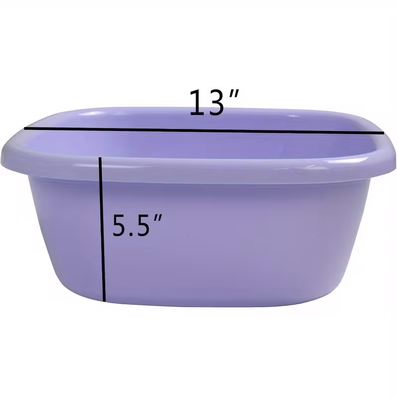 set of 3 heavy duty 12 quart 11 4 plastic square buckets stackable purple blue lightweight durable storage containers with easy clean lids for laundry camping compatible with shelves buckets Product details 1