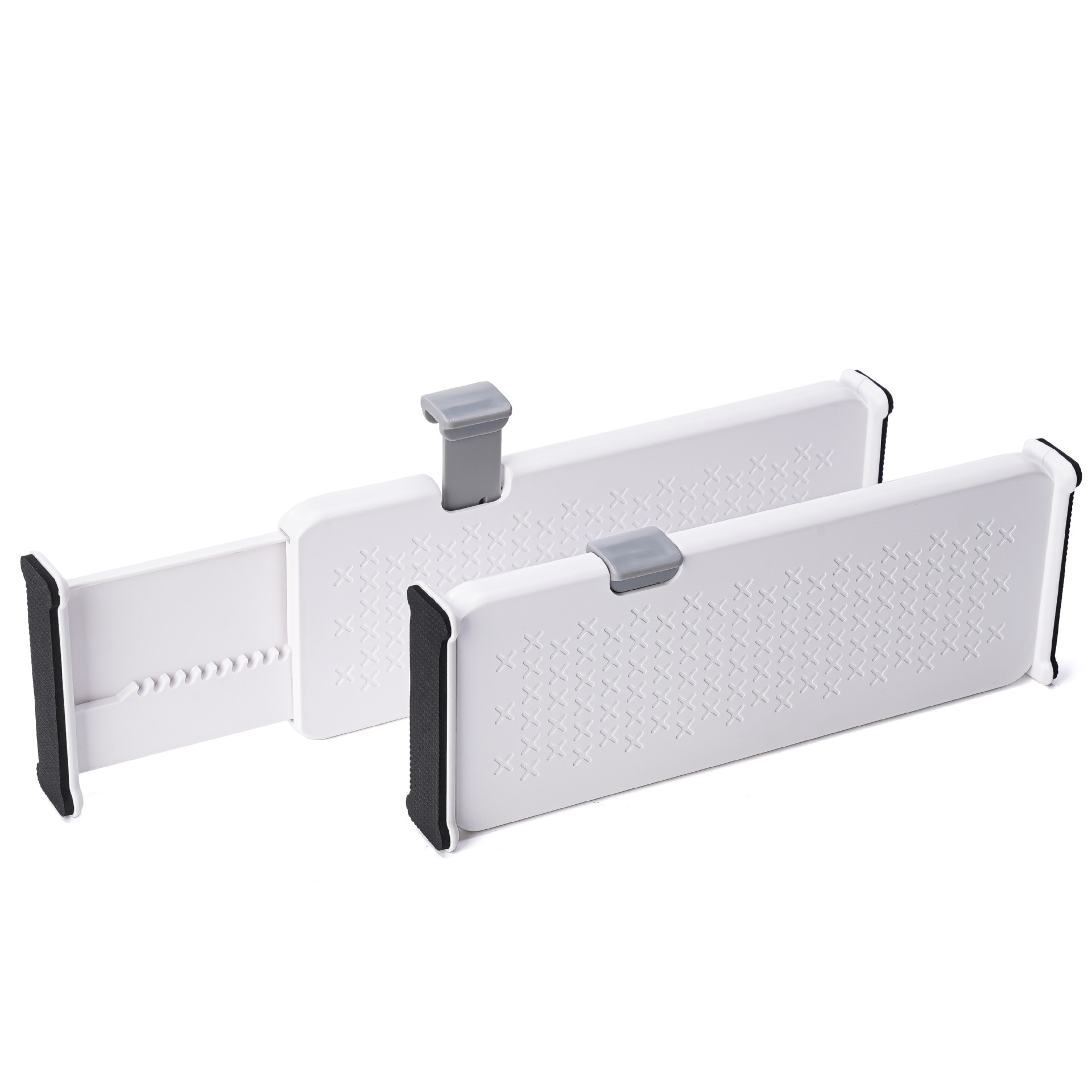 Image of Adjustable Dresser Drawer Organizers For Clothes, Expandable Dresser Separators In Bedroom/bathroom/kitchen/vanity/office Organization And Storage