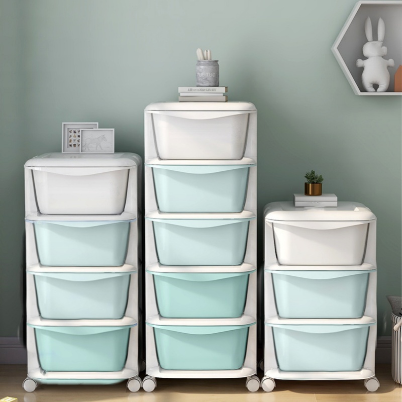 TEMU 5- Tier Drawer Storage Cabinet Extra Large Thickened Nordic Style Organizer, Green For Living Room, Bedroom Or Entryway, Storage Drawer Units