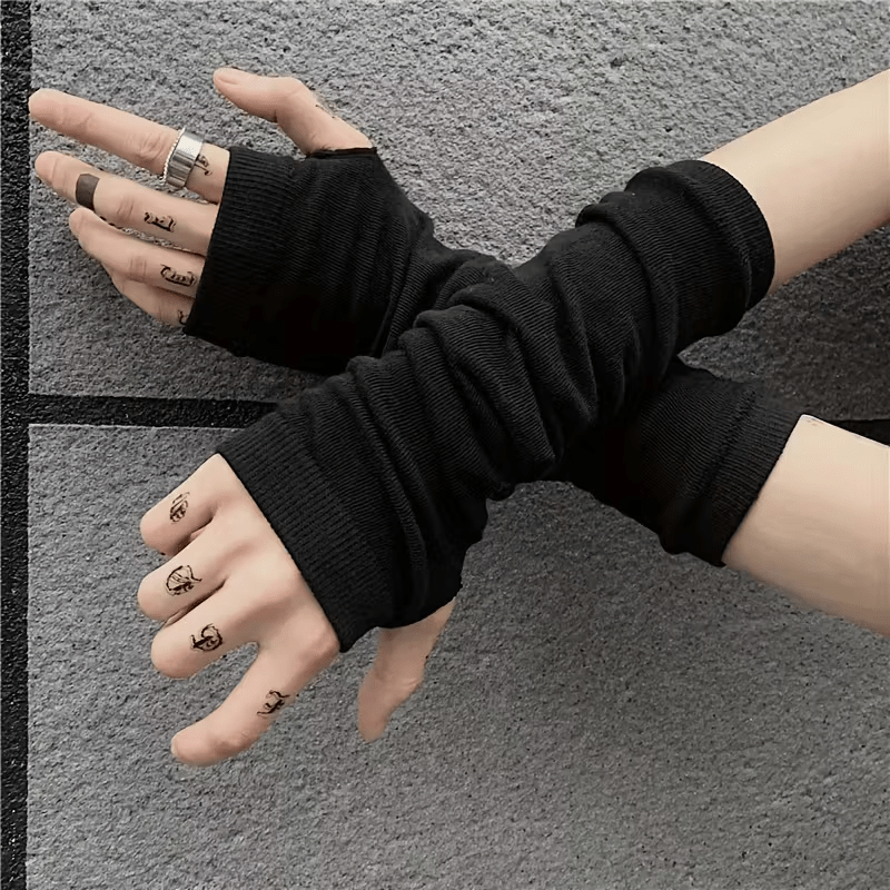 TEMU Gants d'automne/hiver polyvalents à poignets , gants doigts et polyvalents pour femme, mitaines chaudes pour femme, accessoire de mode