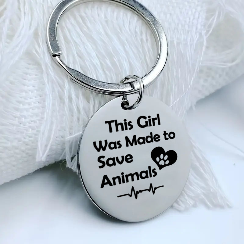 TEMU Keyrings - Veterinary Key Chain Veterinarian Gift Vet Tech Appreciation Gift Thank You Gift For Veterinary Technician Gift Veterinary Nurse