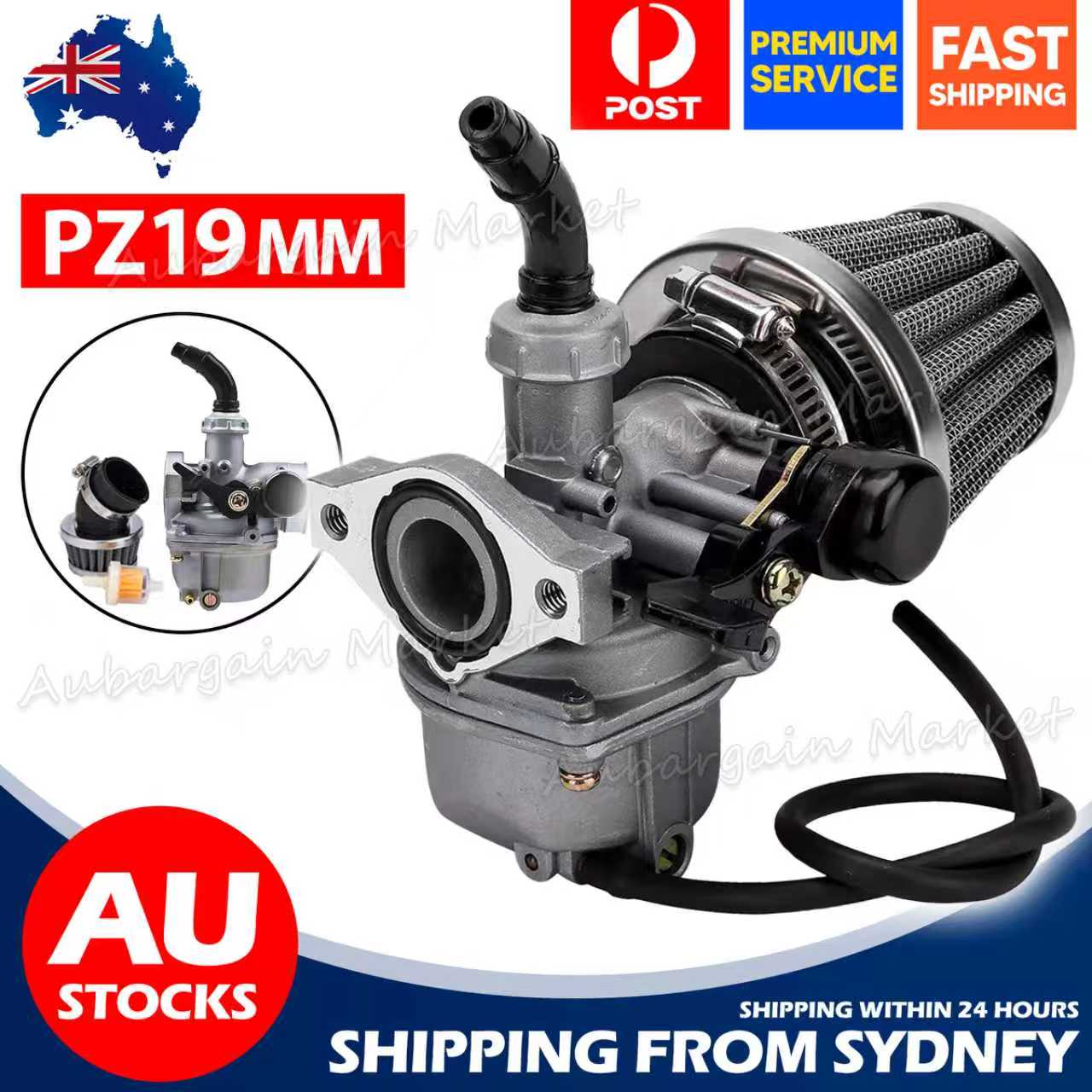 TEMU Au Pz 19mm Choke Carburetor Carby Air Filter70cc 90cc 110cc 125cc Pit Bike New Aubargainmarket