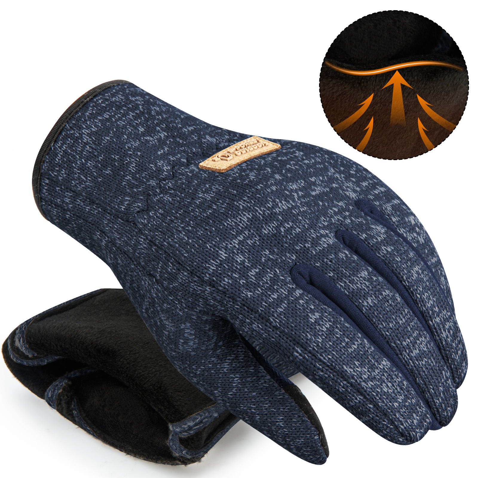 Winter Windproof Touchscreen Cycling Gloves for Outdoor Activities