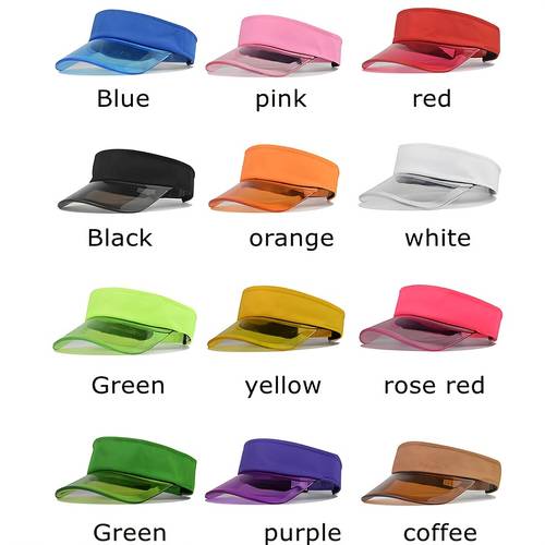 sports visor hat beach sun hat womens outdoor travel sun hat