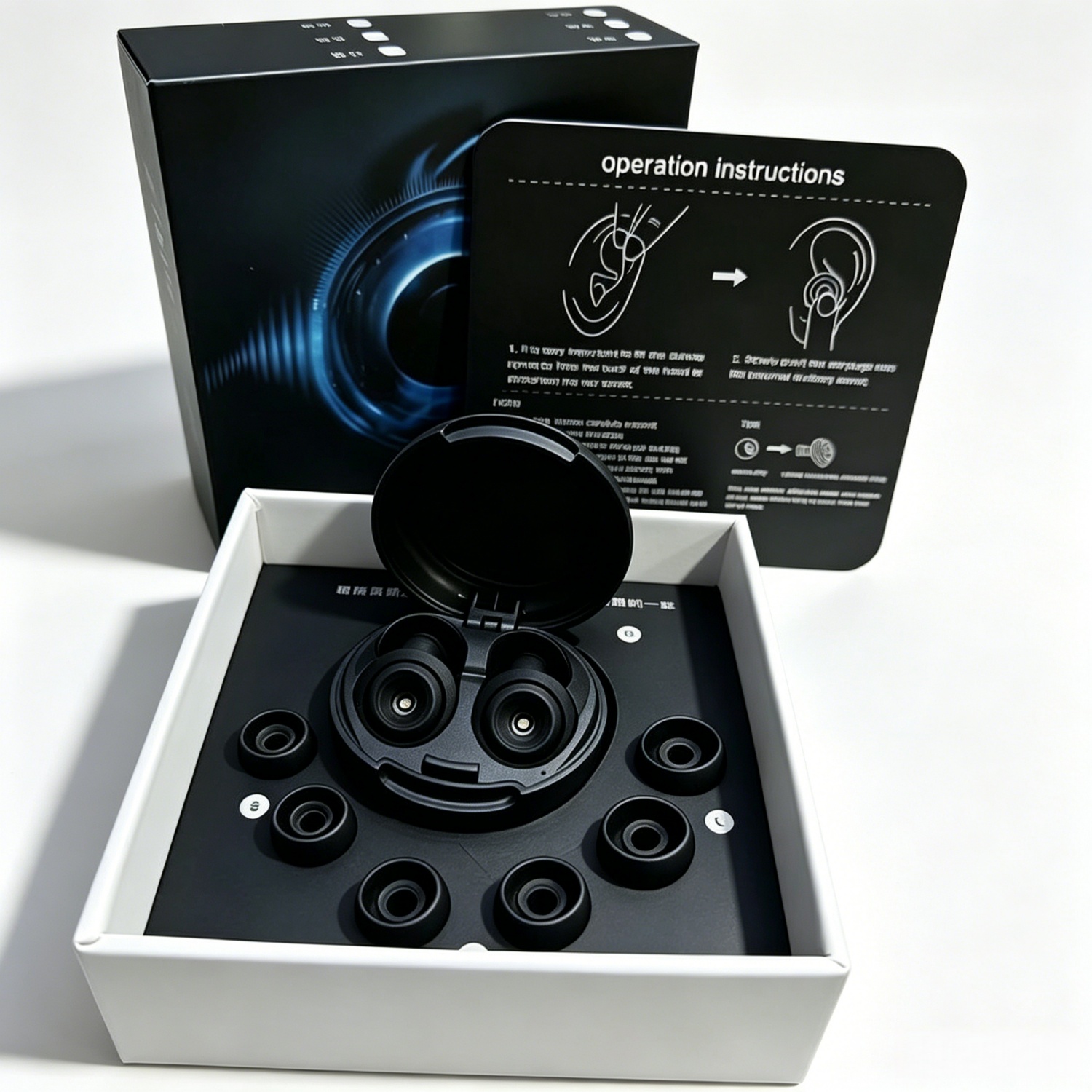 TEMU Silicone Earplugs Designed For Sleeping, Traveling, Work, And More; Made From Soft, Reusable Silicone. Comes In Gift-box Packaging, Including 4