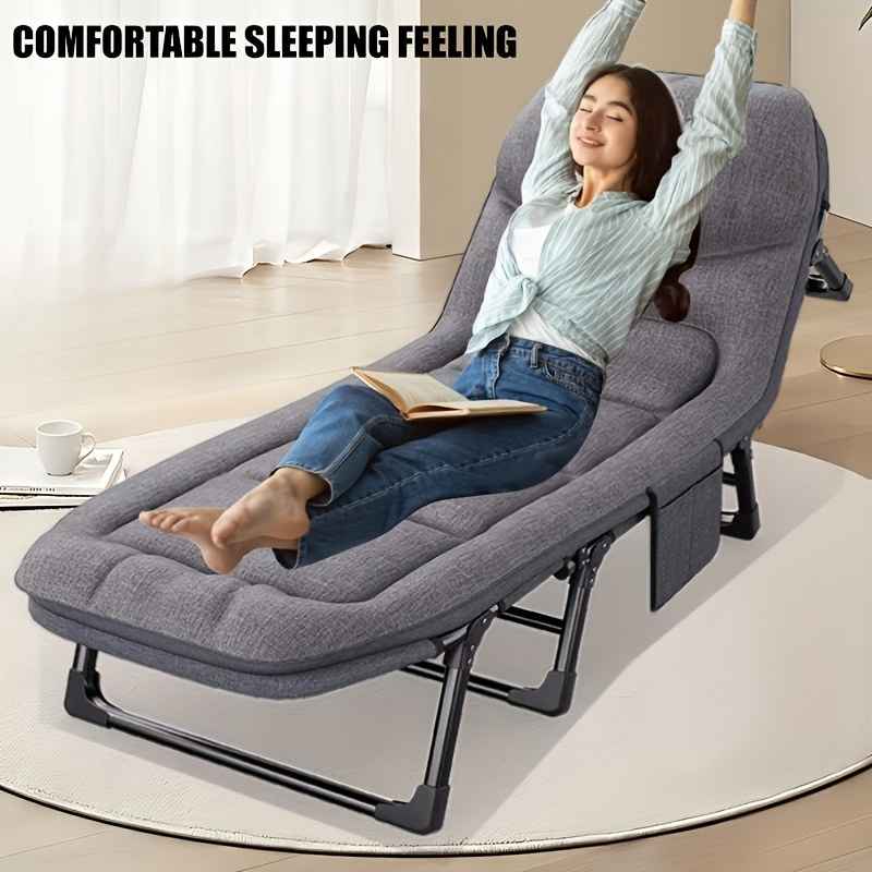foldable cot with mattress