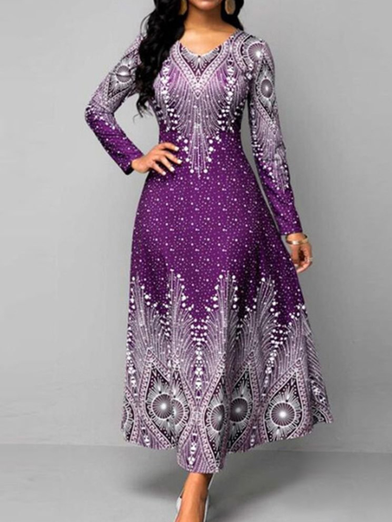 strapless open back dress Widow Real Divinity Mini Dress - Purple Velvet main image 1