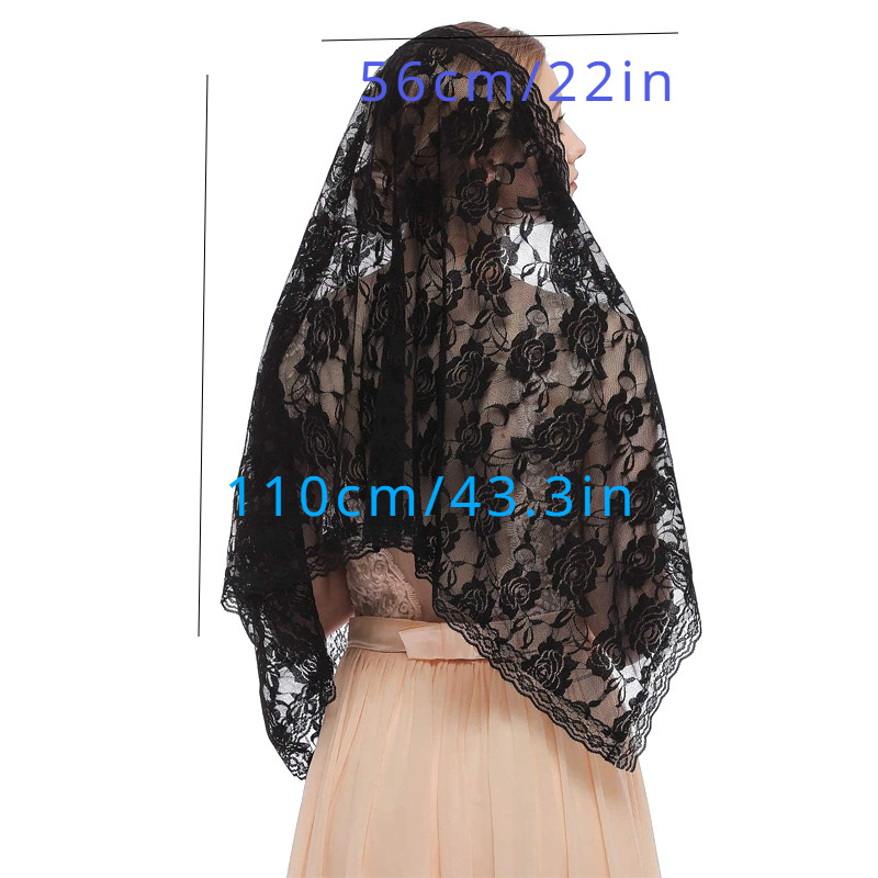 1шт элегантное короткое однослойное вуаль из фатина для свадебной молитвы, головной убор, массовый платок, детали 3