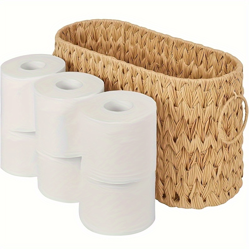 ldq wasserdichter toilettenpapierkorb rattan ohne montage - Temu Germany