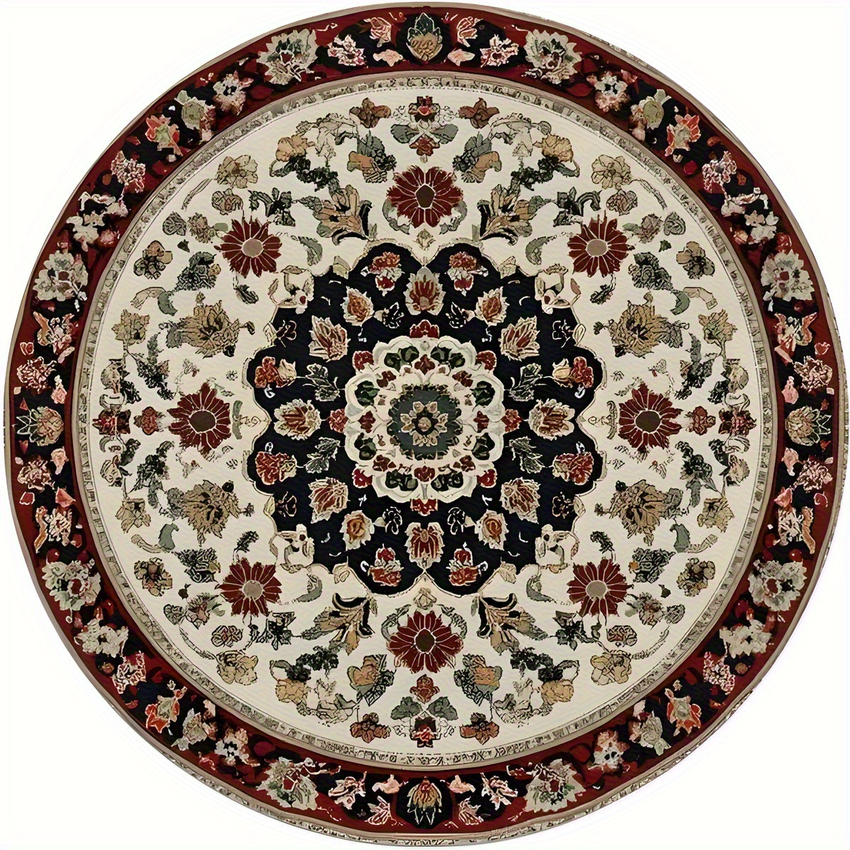 E-shop 4 Böhmische Mandala Holzuntersetzer, 4 Zoll Stücke, Rutschfest und Hitzebeständig, Waschmaschinenfest, Schöne Heimdekoration und Andenken