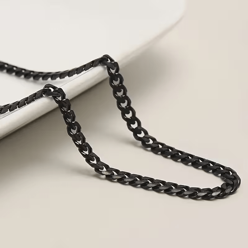 316L Stainless Steel Hip-Hop Cuban Link Chain Necklace for Couples
