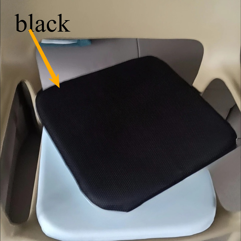 TEMU Oversized Ergonomic Seat Cushion High-density Pu Foam Support, Non-slip Base And Soft Woven Fabric, Washable And Breathable Suitable For Office