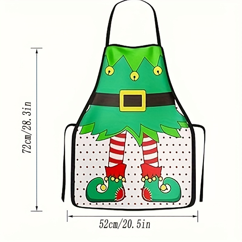 Set 2 Grembiuli Natalizi Per Coppie/Famiglia - Motivi Babbo Natale E Neve, Regolabili, Impermeabili, Per Cucina E Feste