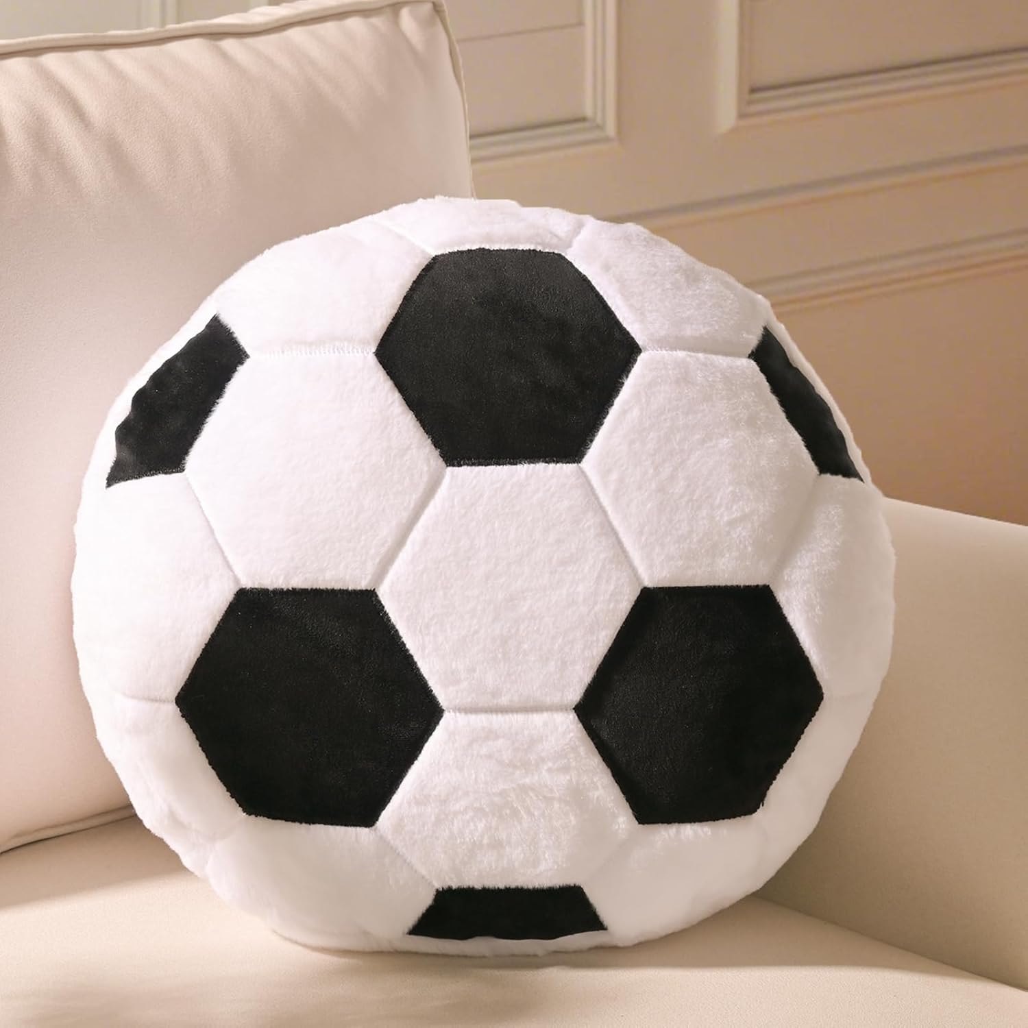 Soft And Fluffy Football Seat Cushion, Perfect For Sports Enthusiasts, Serves As A Creative Decoration For Any Room, Ideal As A Gift For Football Lovers, Measuring 45 X