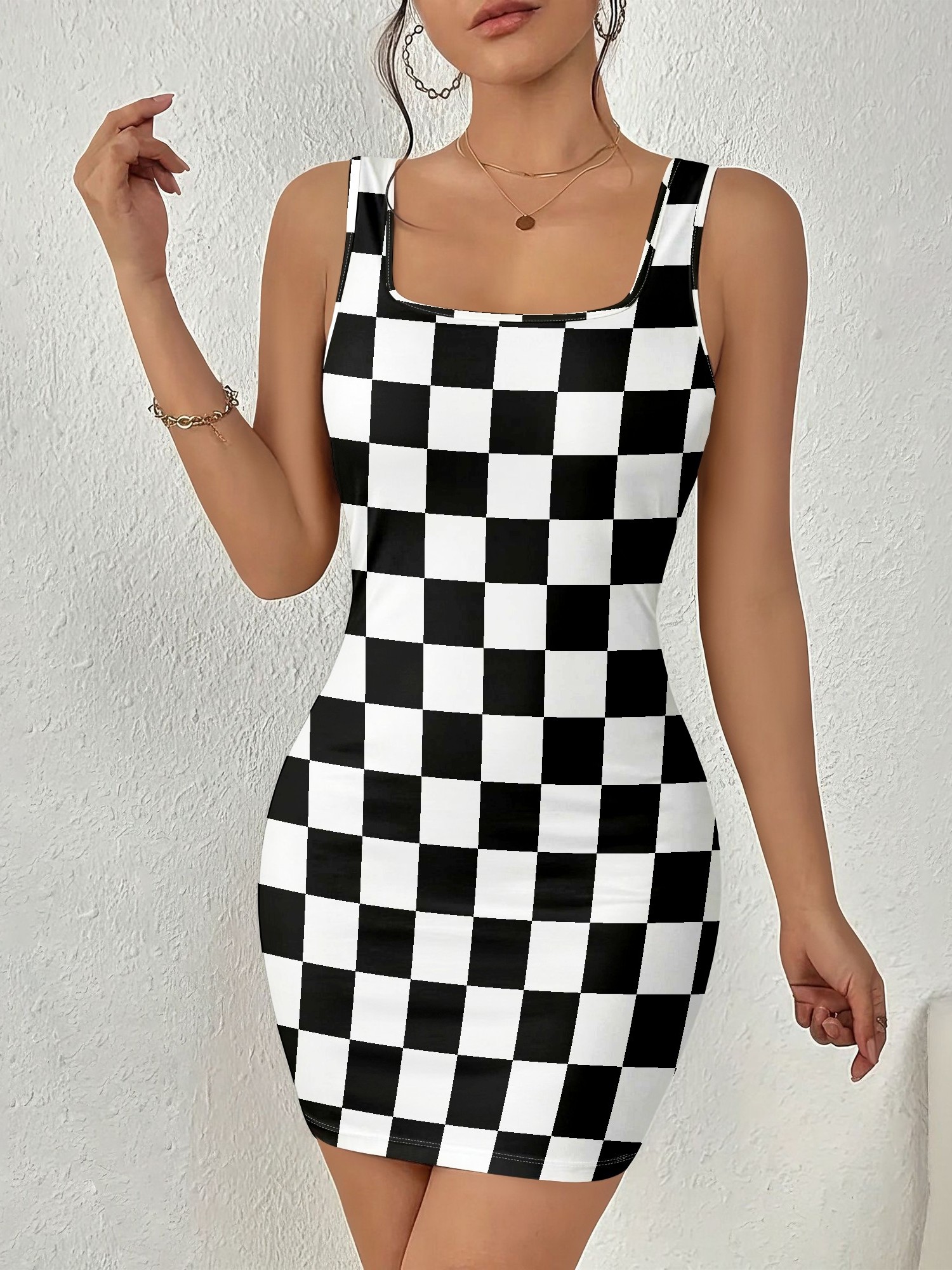blue dress for baby girl Temperance Gingham Check Maxi Dress