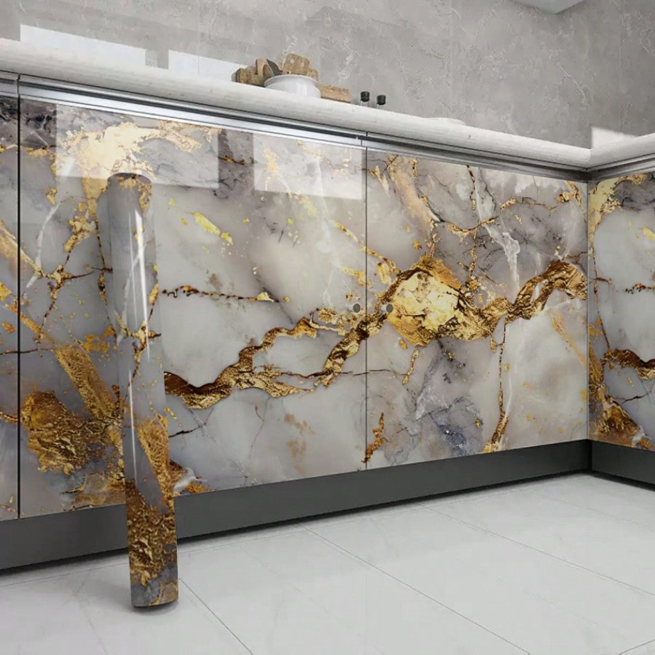 Pattern Waterproof Wallpaper/countertop Decorative Sticker, Suitable For Kitchen Wall, Countertop Protection, Living Room And Bedroom Decor