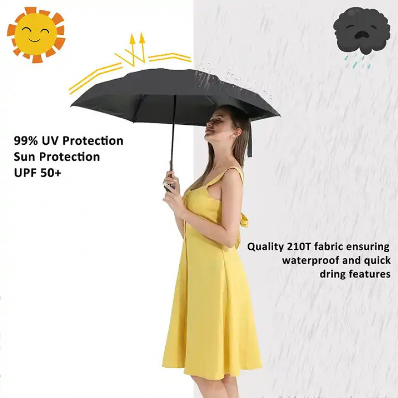 

Fully Automatic Folding , Featuring 8 Ribs And A Large, Sturdy And Wind-resistant, Suitable For Men And Women For Sun Protection And Rain Cover.