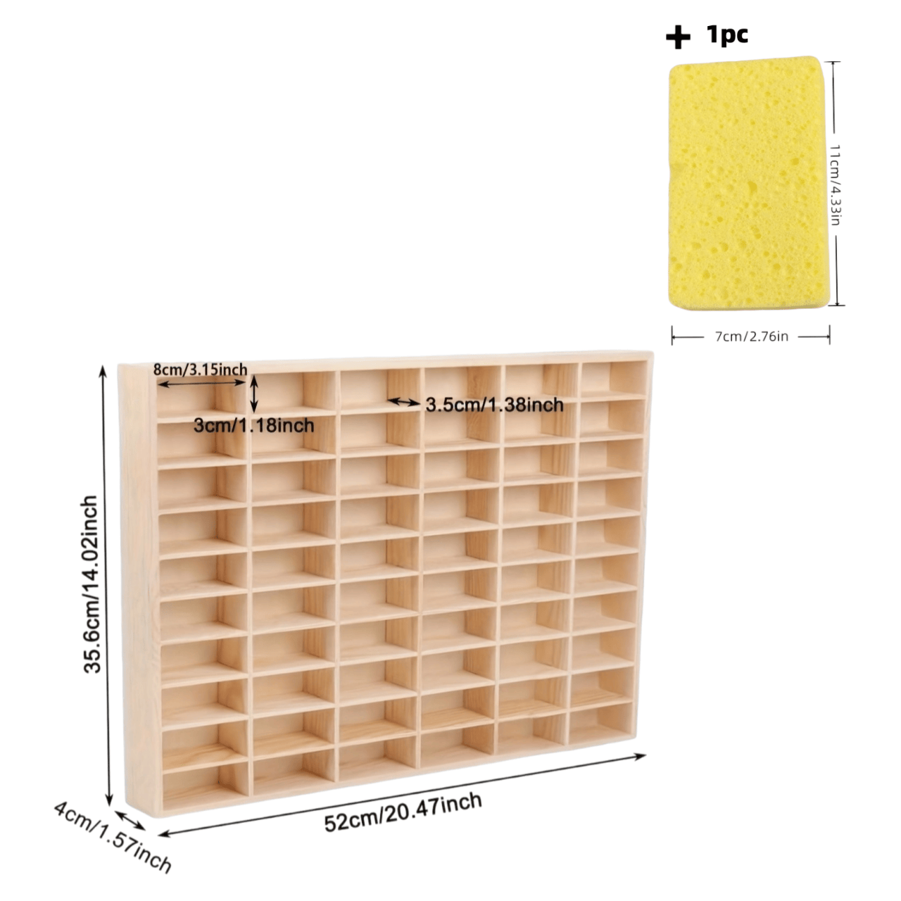 TEMU 1pc Wooden Car Model Storage Box And 1pc Scotch Sponge (for Cleaning Storage Box), Wooden Model Storage Box With Hook And Lid, Bedroom Living